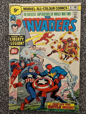 Buy The Invaders 6. Marvel 1976. Liberty Legion, Captain America, Sub-Mariner • 2.49£