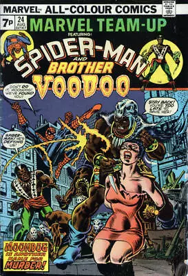 Buy Marvel Team-Up (1972) #  24 UK Price (6.5-FN+) Brother Voodoo 1974 • 14.85£
