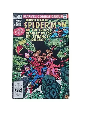 Buy Marvel Team-Up Annual #5, Marvel Comics, Spiderman 1982, FREE UK P&P  • 9.95£