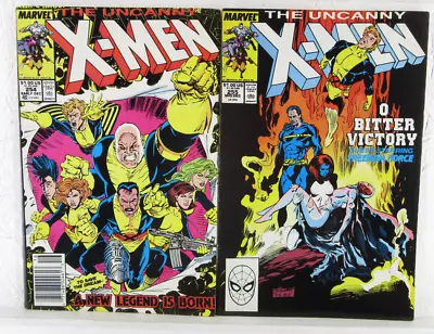 Buy UNCANNY X-MEN #254-255 * Marvel Comics Lot * 1989 - Freedom Force • 4.72£