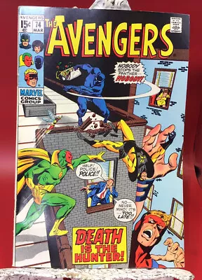 Buy THE MIGHTY AVENGERS NO. 74, Oct.  (VF-) - - 1970 Must Look! • 27.67£