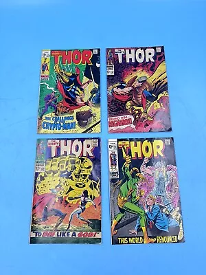 Buy Mighty Thor Lot Of 4 Silver Age Issues #174, 157, 139, 167 - Stan Lee • 32.43£
