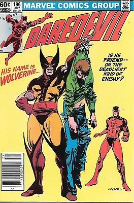 Buy Daredevil #196 Wolverine Newsstand Edition • 15.82£