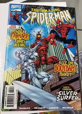 Buy Amazing Spider-Man #430 Marvel Comics 1998 1st Carnage Cosmic App. • 59.13£