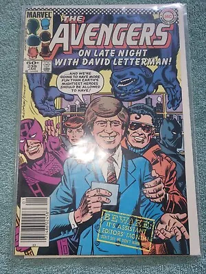 Buy The Avengers #239 Marvel Comic Book - 1984 -  DAVID LETTERMAN!! • 5.34£
