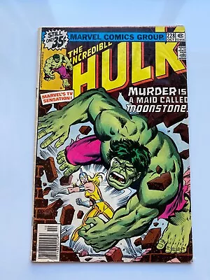 Buy Incredible Hulk #228 1st Appearance Moonstone 1978 Marvel Combine/Free Shipping • 25.26£