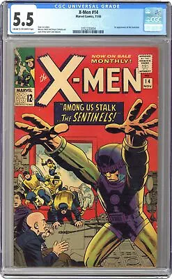 Buy Uncanny X-Men #14 CGC 5.5 1965 3752233004 1st App. Sentinels • 410.18£