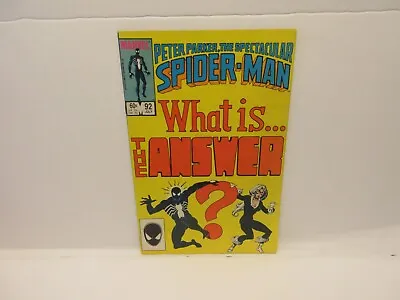 Buy Spectacular Spider-man #92 (1984)-1st Full Appearance The Answer- Newsstand • 9.51£