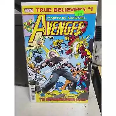 Buy True Believers: Captain Marvel Avenger (2019) Reprints Avengers #183 NM • 5.54£