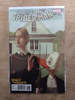 Buy AMAZING SPIDER-MAN No 17 MARVEL COMIC June 2015 LTD What The Duck VARIANT COVER • 5£