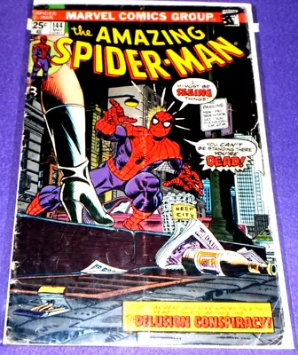Buy The Amazing Spider-man #144, Great Cover Art - Ross Andru - 1975. • 36.99£