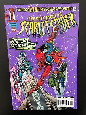Buy Spectacular Scarlet Spider 1 (1995) Virtual Mortality  Part 4. NM • 10£
