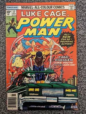 Buy Luke Cage Power Man 37. Marvel Comics 1976. Combined Postage • 2.49£