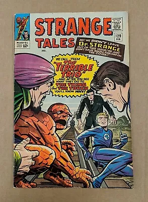 Buy STRANGE TALES 129 (Marvel 1964) Lee Ayers Ditko DR. STRANGE Tiboro Terrible Trio • 31.98£