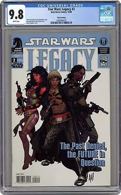 Buy Star Wars Legacy #2C Hughes Variant 3rd Printing CGC 9.8 2006 3985998016 • 366.46£