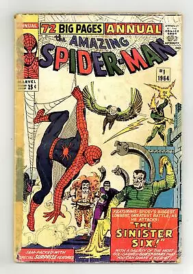 Buy Amazing Spider-Man Annual #1 PR 0.5 1964 1st App. Sinister Six • 235.86£