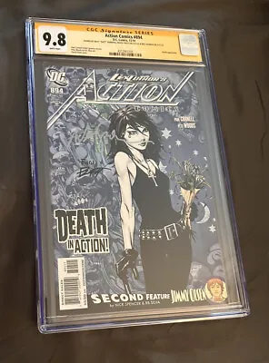 Buy Action Comics #894 CGC SS 9.8 First Death Cover Signed: Neil Gaiman, Finch &Batt • 536.12£