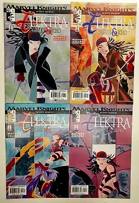 Buy Marvel Comics Elektra Glimpse & Echo Key 4 Issue Lot 1 2 3 4 Set High Grade FN+ • 0.99£