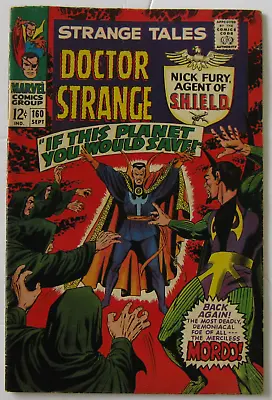 Buy Strange Tales #160 (Sep 1967, Marvel), FN Condition (6.0), Captain America App. • 35.18£