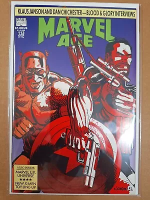 Buy Marvel Age #113 Nm/mint 9.8 White Pages Marvel Cgc It (signed By Klaus Janson) • 15.81£
