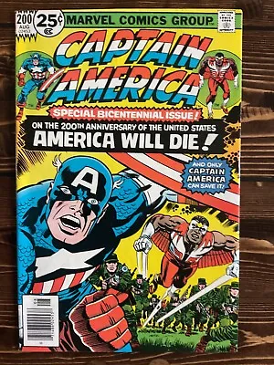 Buy Captain America # 200 VF 8.0 Kirby Story And Art • 19.79£