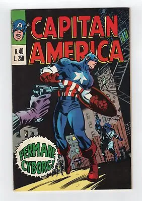 Buy 1970 Marvel Captain America #124 & X-men #39 1st Agent A12 Cyborg Rare Key Italy • 64.33£