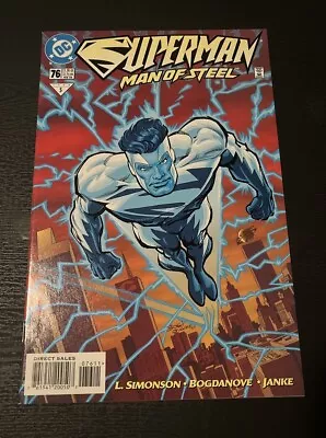 Buy Superman The Man Of Steel #76 Feb 1998  Dc Comic Book • 6.40£