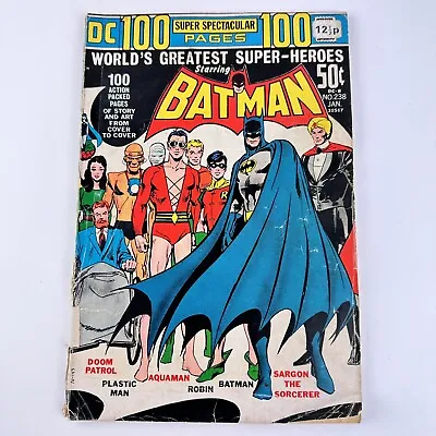 Buy DC Worlds Greatest Super Heroes Batman #238 1972 • 39£