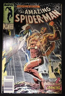 Buy Amazing Spider-man 293 Marvel Comic Newsstand Variant Kraven's Last Hunt 1987 Vf • 11.86£