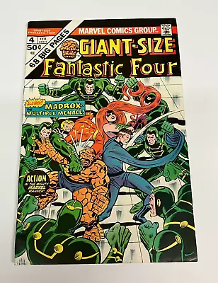 Buy Fantastic Four Giant-Size Annual #4 (1975 Marvel Comics) • 35.75£