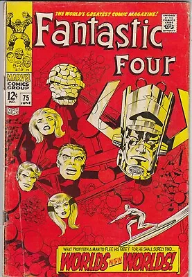 Buy Fantastic Four 75 - 1968 - Kirby - Galactus - Fine/Very Fine - • 74.99£