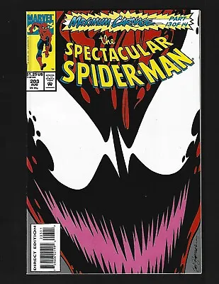 Buy Spectacular Spider-Man #203 NM- Maximum Carnage Venom Shriek Iron Fist Deathlok • 9.46£