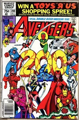 Buy Avengers #200-1980 Fn- 5.5 George Perez Terry Austin Giant-Size • 11.83£