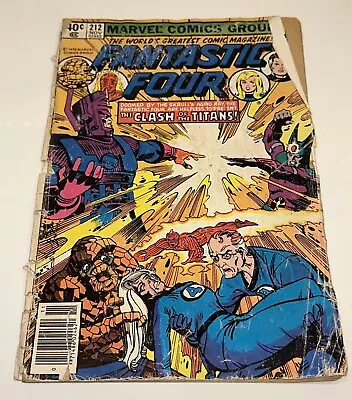 Buy Fantastic Four #212 November 1979 Newsstand Marvel Comic Group Clash Of Titans • 10.63£