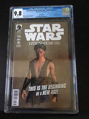 Buy Star Wars Dawn Of The Jedi Force Storm #1 3rd Print Origin Je'Daii CGC 9.8 NM+ • 236.58£
