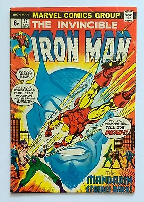 Buy Iron Man #57 Bronze Age Comic (Marvel 1973) VG+ Condition Comic • 11.21£