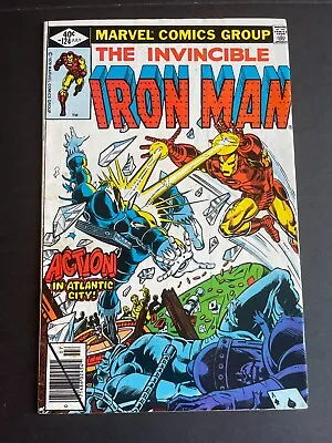 Buy Iron Man #124 - Melter, Blizzard & Whiplash Appearance (Marvel, 1979) Fine- • 4.13£