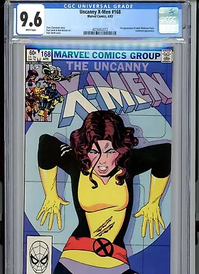 Buy Uncanny X-Men #168 CGC 9.6  W/pgs Marvel 1983 1st Madelyne Pryor '97 TV MCU Hot! • 91.94£