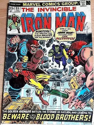 Buy THE IRON MAN #55 (Feb.1973) Comic Marvel 1st Appearance Of Thanos + Drax • 149£