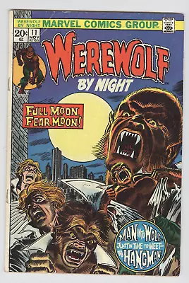 Buy Werewolf By Night #11 November 1973 VG Hangman • 7.90£