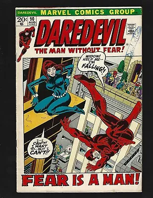 Buy Daredevil #90 VG+ Kane Colan Black Widow 1st Full Larry Cranston (Mr. Fear) • 7.92£