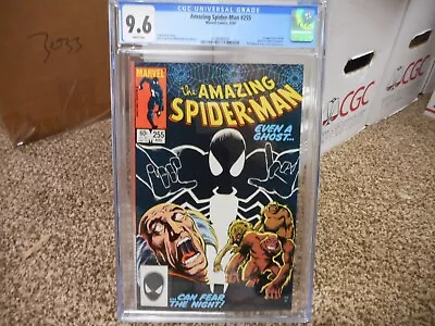 Buy Amazing Spiderman 255 Cgc 9.6 Marvel 1984 1st Appearance Of Black Fox WHITE Pgs • 71.95£