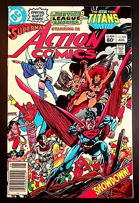 Buy Action Comics (DC) #546 Aug-1983 [4E4] VF/NM Newsstand • 11.15£