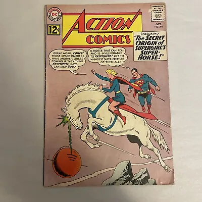 Buy Action Comics #293 (1962) - Origin Of Comet The Super Horse! Superman! Supergirl • 38.79£