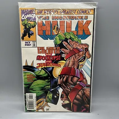 Buy The Incredible Hulk #457 War Hulk Vs Juggernaut (1997 Marvel Comics) Apocalypse • 4.87£