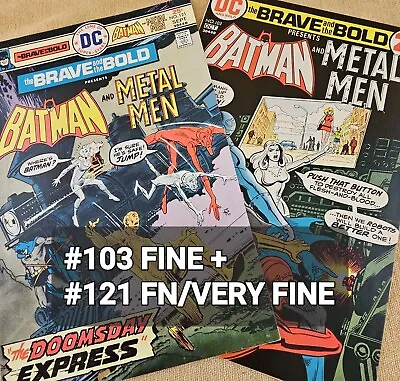 Buy #103, 121 BRAVE & BOLD Batman & The Metal Men DC Comics 1972, 1975 • 15.59£