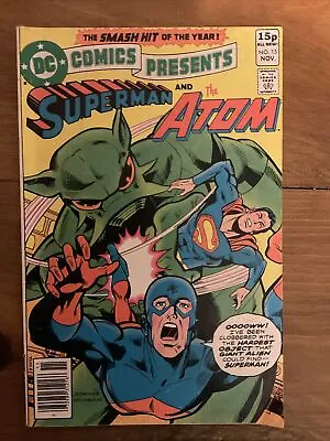 Buy DC Comics Presents #15 Superman And The Atom DC Comics 1979 • 7£