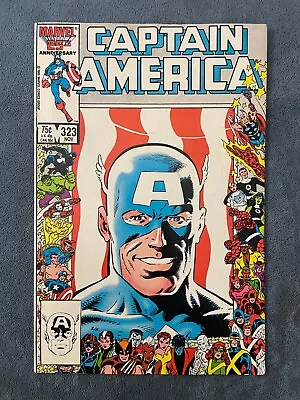 Buy Captain America #323 1986 Marvel Comic Book Key Issue 1st Super Patriot Key VF+ • 27.75£