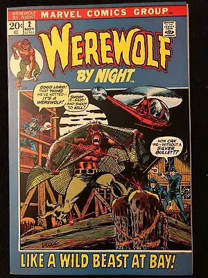 Buy Werewolf By Night 2 9.0 9.2 Marvel 1972 Mylite 2 Double Boarded Qs • 111.92£