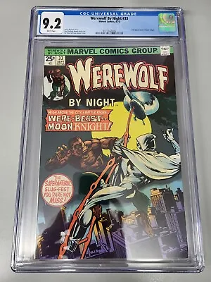 Buy Werewolf By Night #33 CGC 9.2 2nd Appearance Of Moon Knight Marvel Comics 1975 • 257.26£